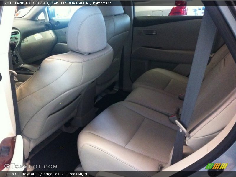 Cerulean Blue Metallic / Parchment 2011 Lexus RX 350 AWD