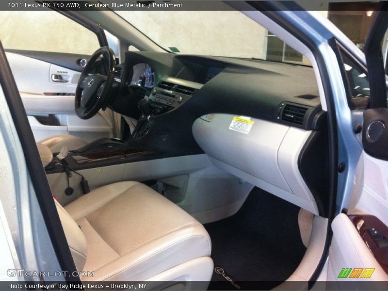 Cerulean Blue Metallic / Parchment 2011 Lexus RX 350 AWD