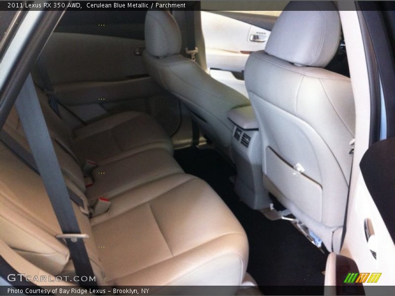 Cerulean Blue Metallic / Parchment 2011 Lexus RX 350 AWD