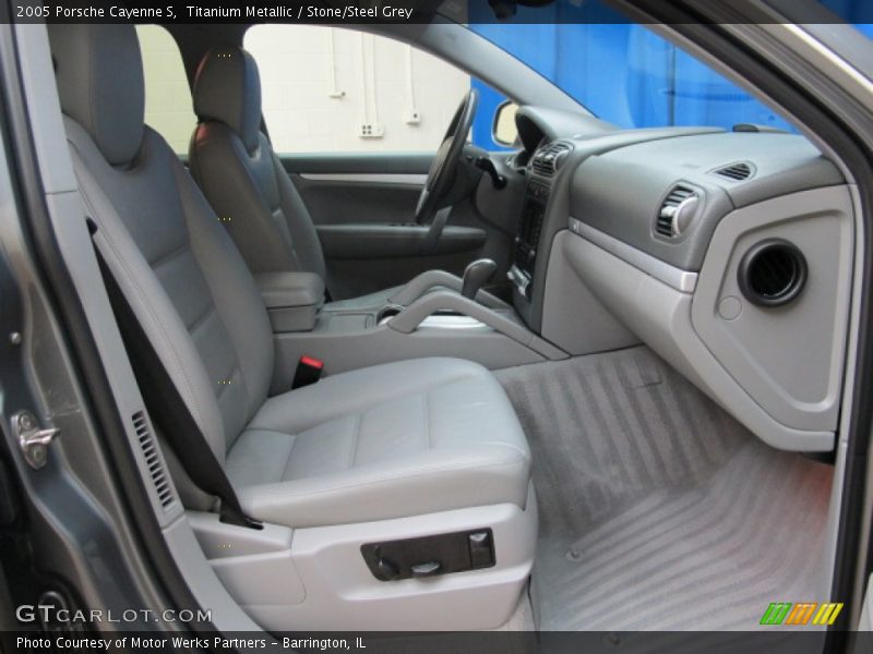 Titanium Metallic / Stone/Steel Grey 2005 Porsche Cayenne S