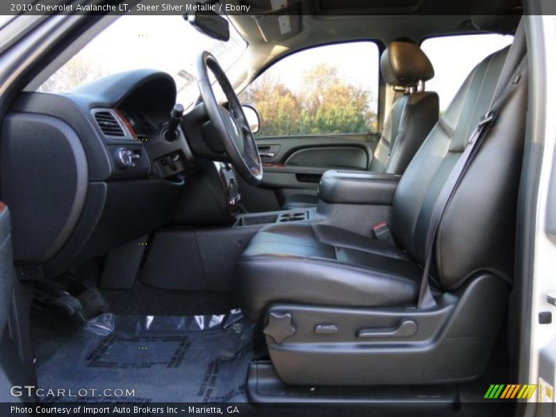 Sheer Silver Metallic / Ebony 2010 Chevrolet Avalanche LT
