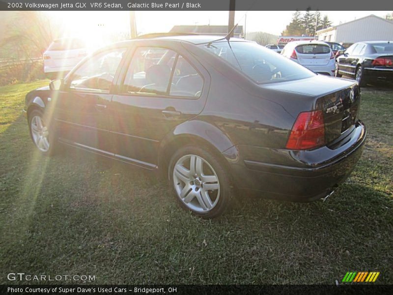 Galactic Blue Pearl / Black 2002 Volkswagen Jetta GLX  VR6 Sedan