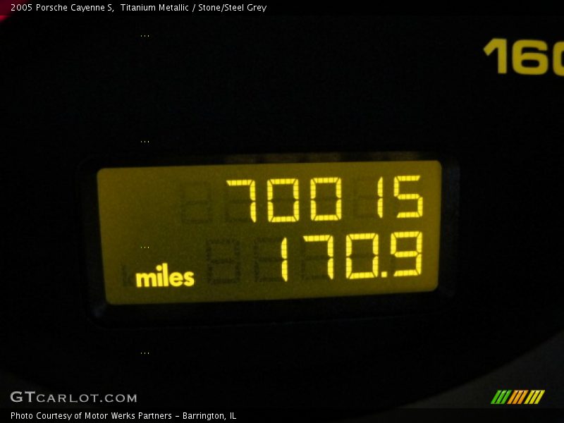 Titanium Metallic / Stone/Steel Grey 2005 Porsche Cayenne S