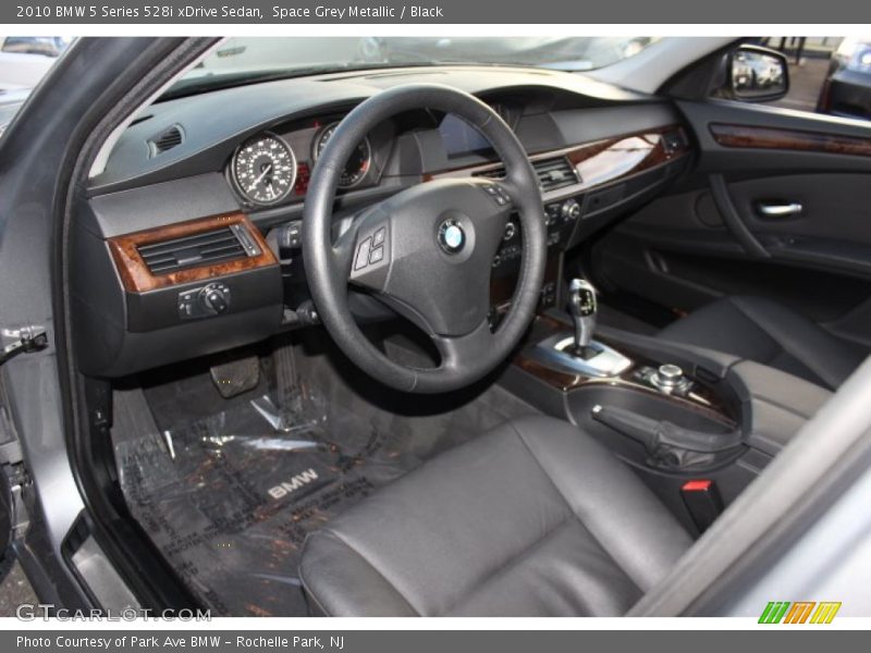 Space Grey Metallic / Black 2010 BMW 5 Series 528i xDrive Sedan