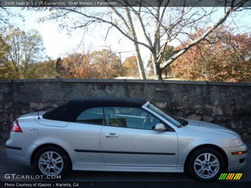 Silver Metallic / Parchment 2006 Saab 9-3 2.0T Convertible