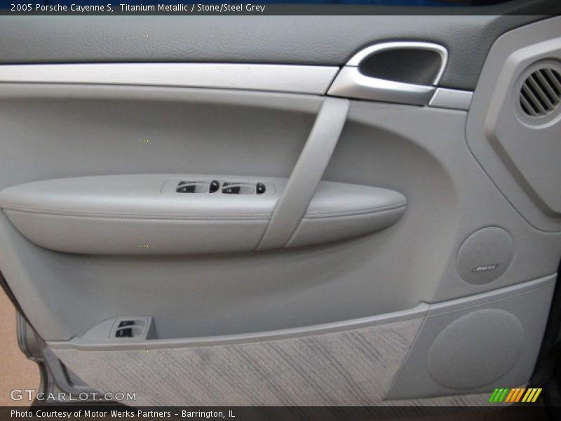 Titanium Metallic / Stone/Steel Grey 2005 Porsche Cayenne S