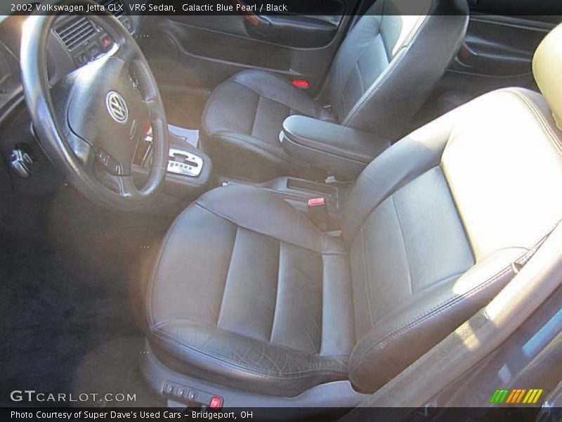 Galactic Blue Pearl / Black 2002 Volkswagen Jetta GLX  VR6 Sedan