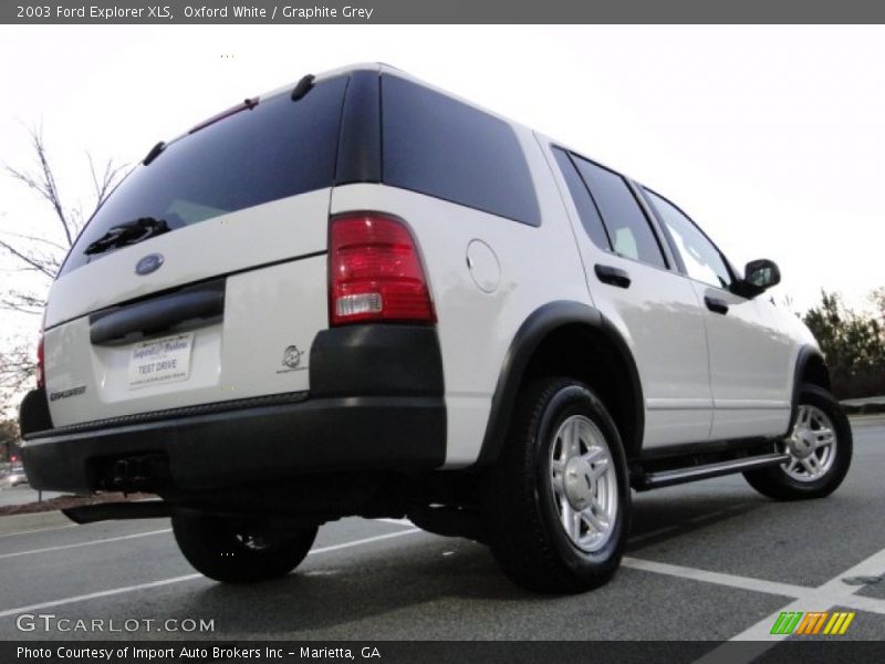 Oxford White / Graphite Grey 2003 Ford Explorer XLS