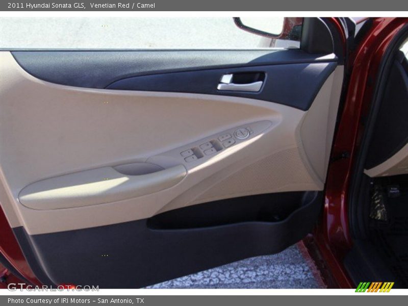 Venetian Red / Camel 2011 Hyundai Sonata GLS