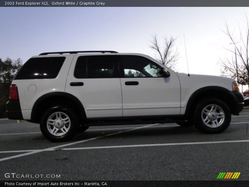 Oxford White / Graphite Grey 2003 Ford Explorer XLS