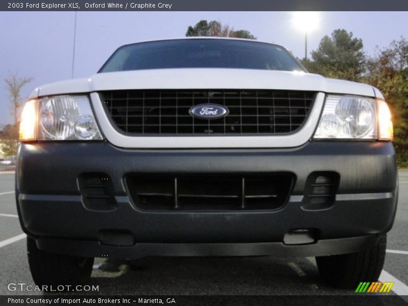 Oxford White / Graphite Grey 2003 Ford Explorer XLS