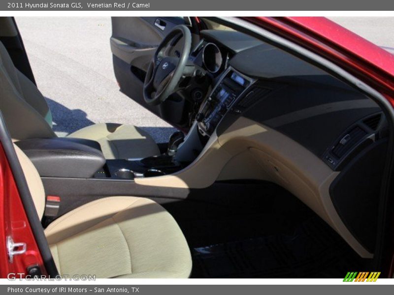 Venetian Red / Camel 2011 Hyundai Sonata GLS