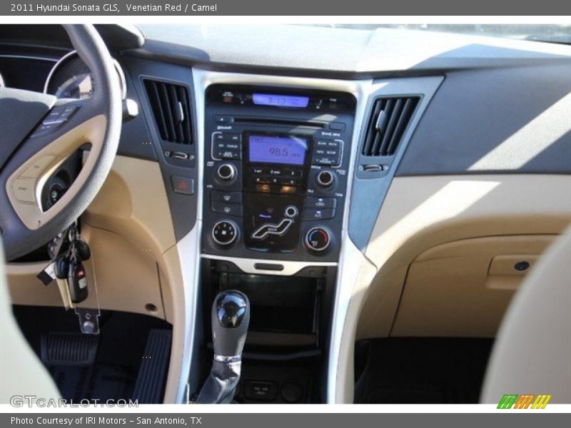 Venetian Red / Camel 2011 Hyundai Sonata GLS