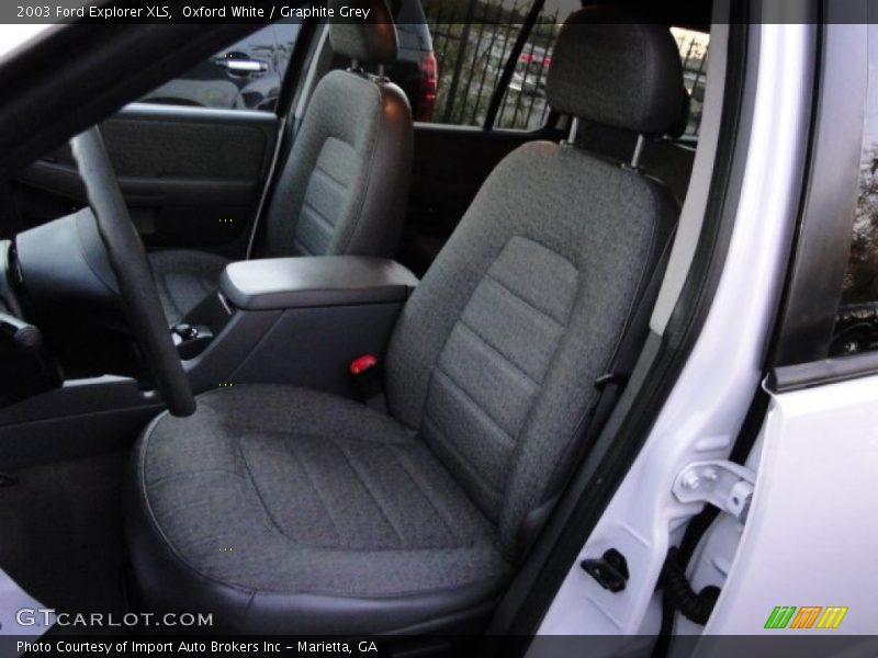 Oxford White / Graphite Grey 2003 Ford Explorer XLS