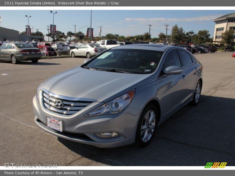 Iridescent Silver Blue Metallic / Gray 2011 Hyundai Sonata Limited