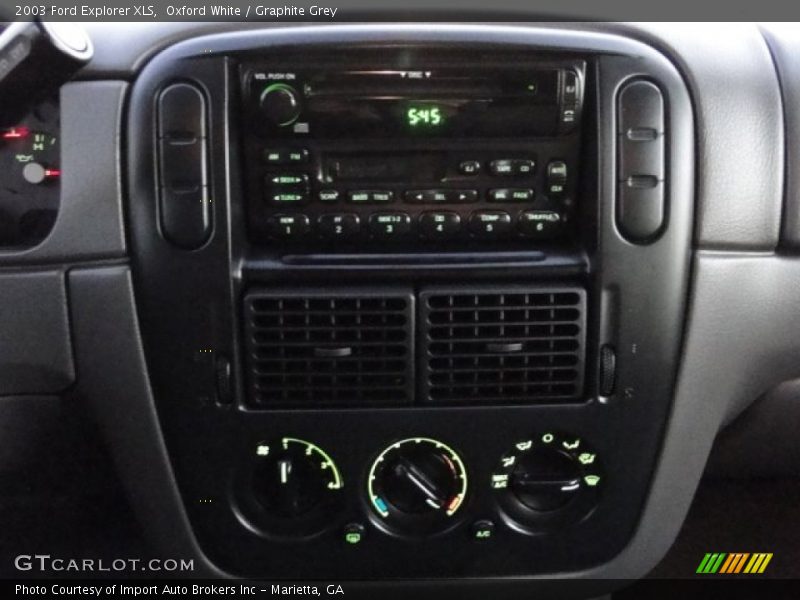 Oxford White / Graphite Grey 2003 Ford Explorer XLS
