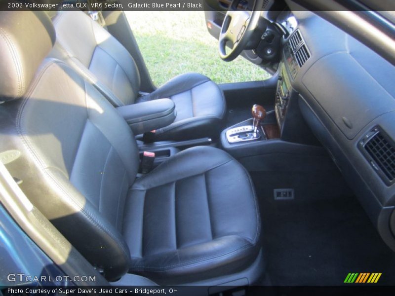Galactic Blue Pearl / Black 2002 Volkswagen Jetta GLX  VR6 Sedan