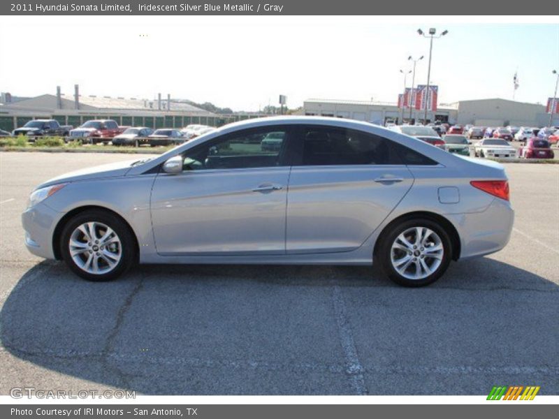 Iridescent Silver Blue Metallic / Gray 2011 Hyundai Sonata Limited