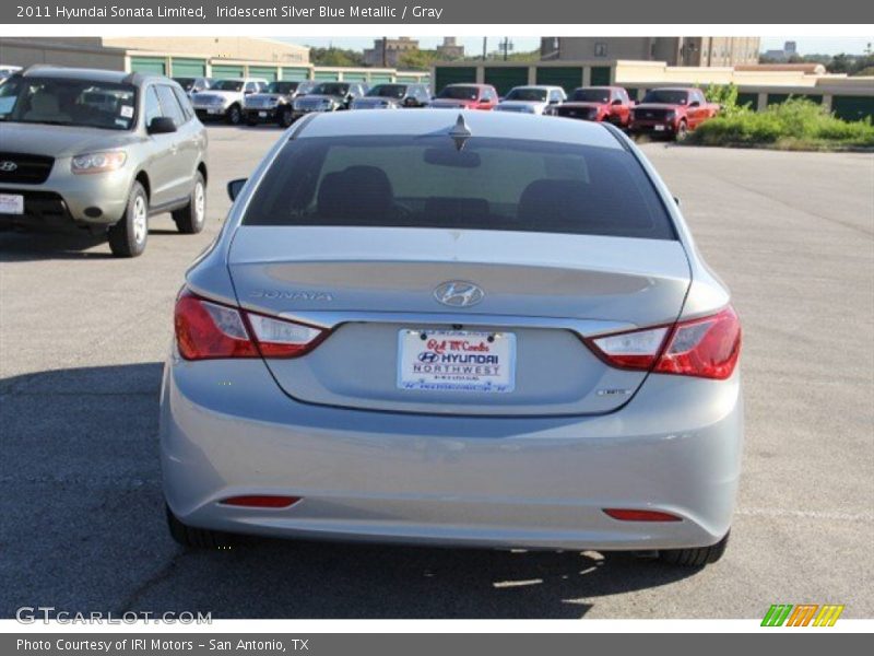 Iridescent Silver Blue Metallic / Gray 2011 Hyundai Sonata Limited