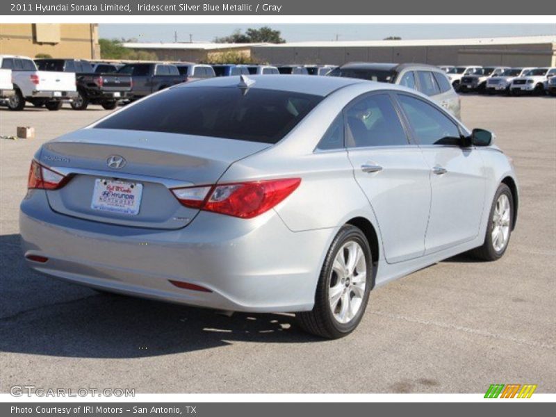 Iridescent Silver Blue Metallic / Gray 2011 Hyundai Sonata Limited