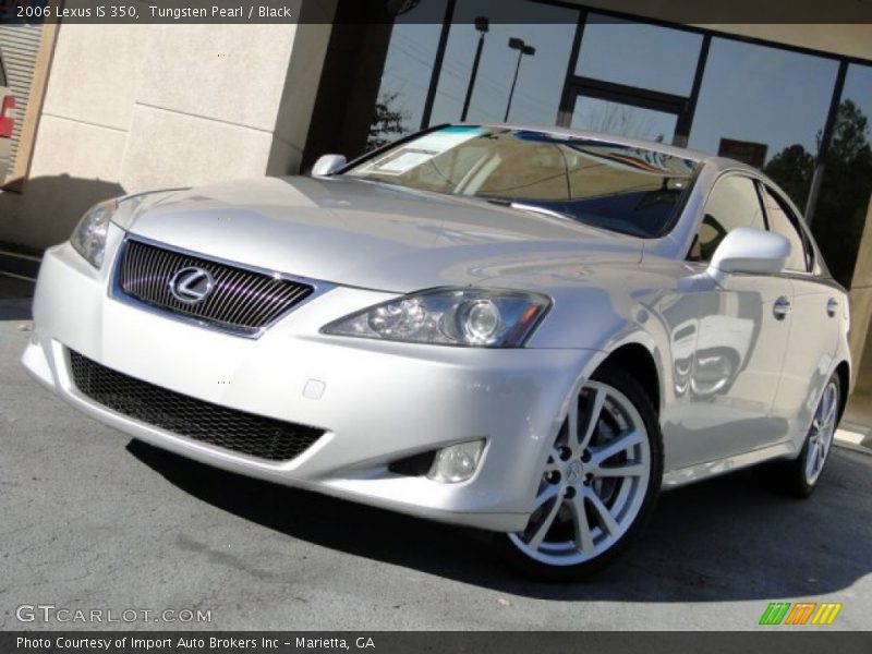 Tungsten Pearl / Black 2006 Lexus IS 350
