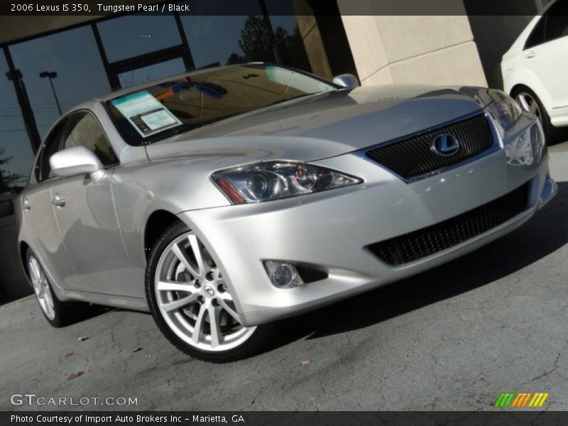 Tungsten Pearl / Black 2006 Lexus IS 350