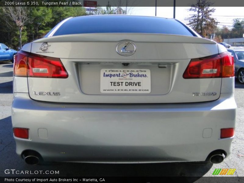 Tungsten Pearl / Black 2006 Lexus IS 350