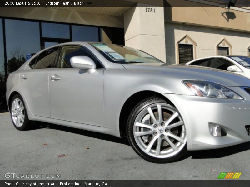 Tungsten Pearl / Black 2006 Lexus IS 350