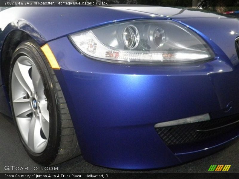 Montego Blue Metallic / Black 2007 BMW Z4 3.0i Roadster