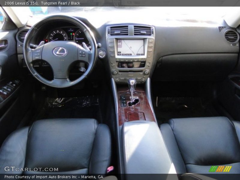 Tungsten Pearl / Black 2006 Lexus IS 350