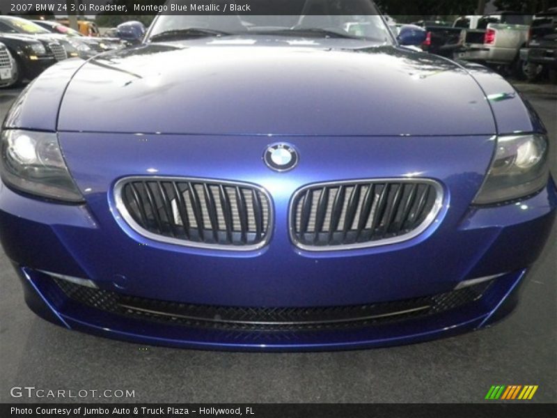 Montego Blue Metallic / Black 2007 BMW Z4 3.0i Roadster