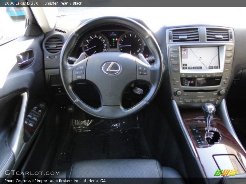 Tungsten Pearl / Black 2006 Lexus IS 350