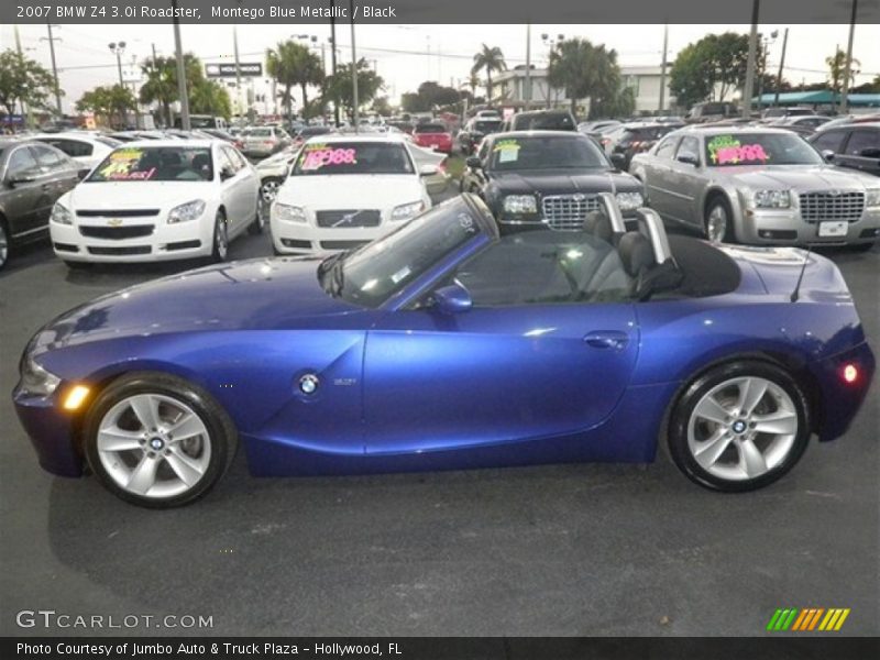 2007 Z4 3.0i Roadster Montego Blue Metallic