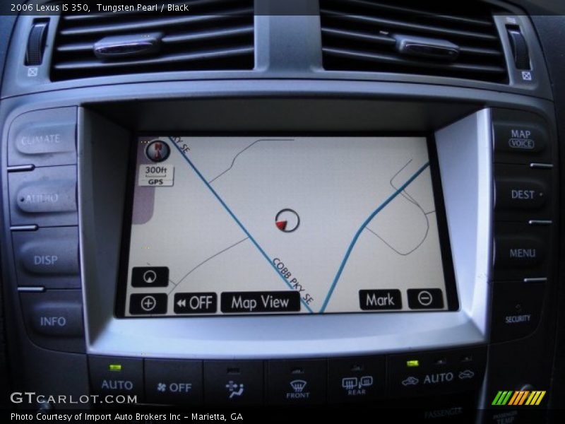 Tungsten Pearl / Black 2006 Lexus IS 350