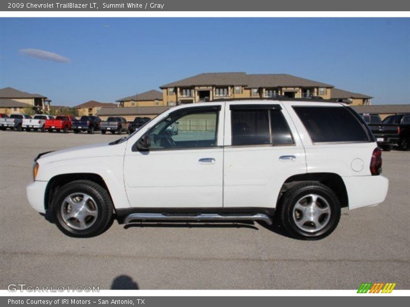 Summit White / Gray 2009 Chevrolet TrailBlazer LT