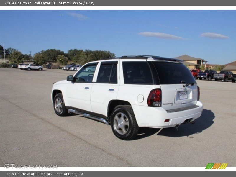 Summit White / Gray 2009 Chevrolet TrailBlazer LT