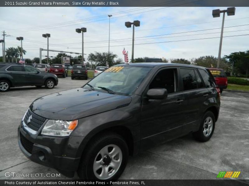 Slate Gray Metallic / Black 2011 Suzuki Grand Vitara Premium