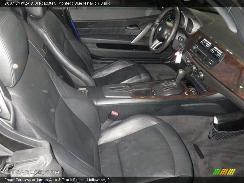 Montego Blue Metallic / Black 2007 BMW Z4 3.0i Roadster