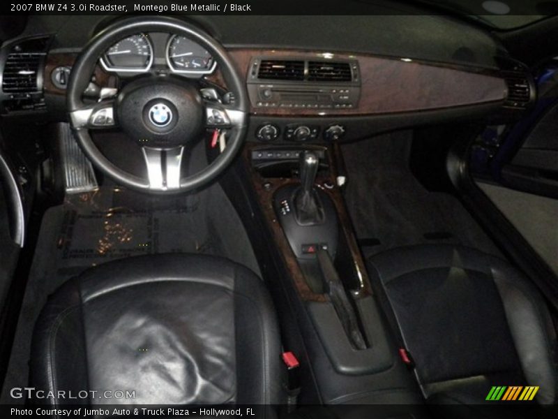 Montego Blue Metallic / Black 2007 BMW Z4 3.0i Roadster