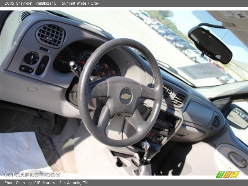 Summit White / Gray 2009 Chevrolet TrailBlazer LT