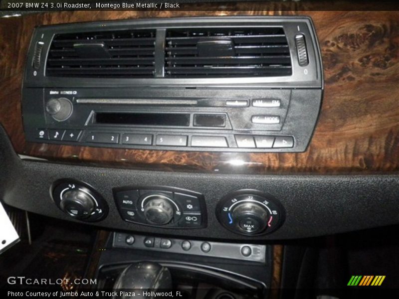 Montego Blue Metallic / Black 2007 BMW Z4 3.0i Roadster