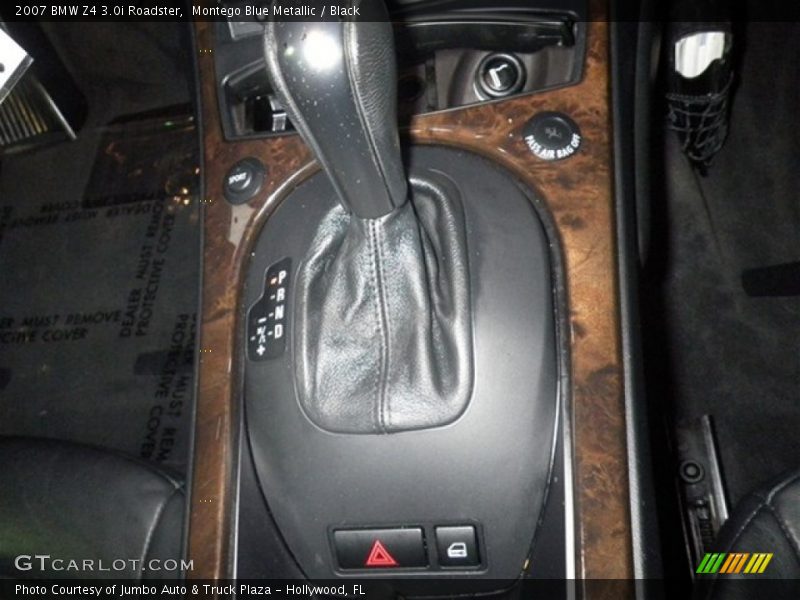 Montego Blue Metallic / Black 2007 BMW Z4 3.0i Roadster