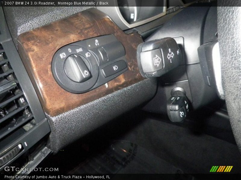 Montego Blue Metallic / Black 2007 BMW Z4 3.0i Roadster