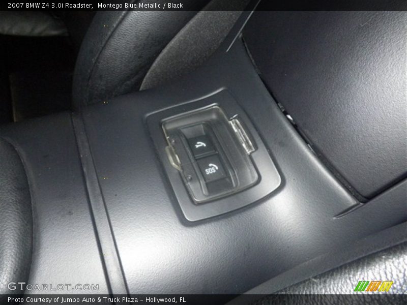 Montego Blue Metallic / Black 2007 BMW Z4 3.0i Roadster