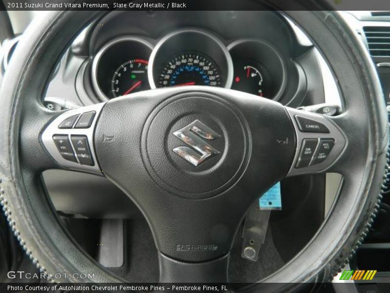 Slate Gray Metallic / Black 2011 Suzuki Grand Vitara Premium