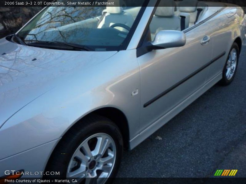 Silver Metallic / Parchment 2006 Saab 9-3 2.0T Convertible