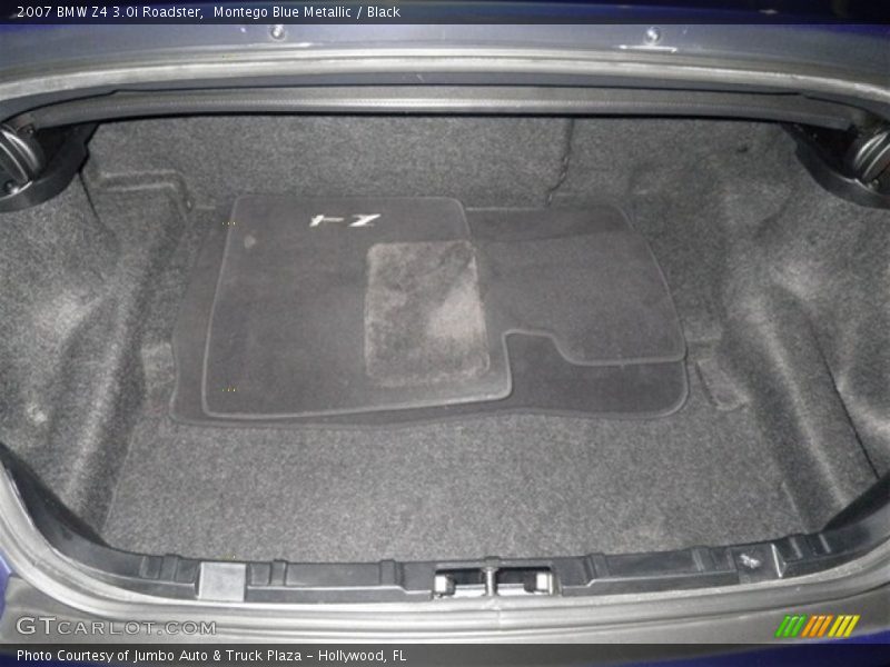 Montego Blue Metallic / Black 2007 BMW Z4 3.0i Roadster