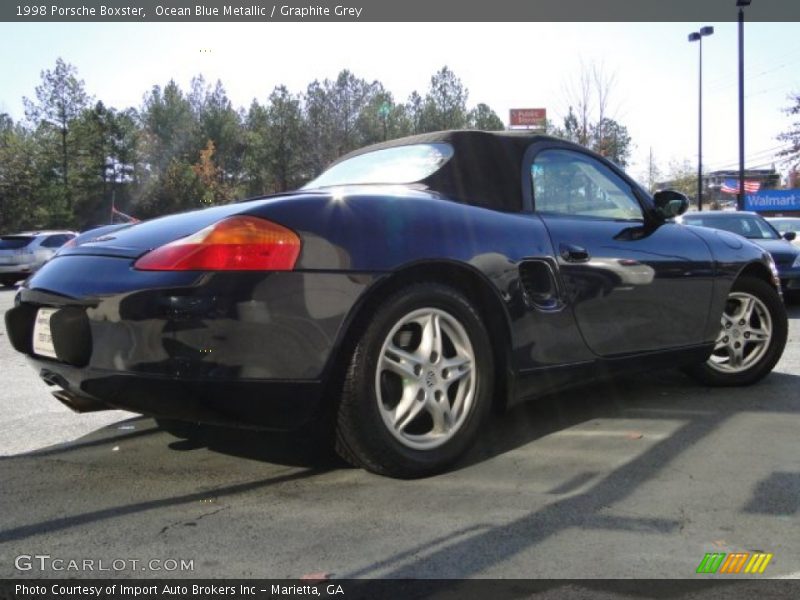 Ocean Blue Metallic / Graphite Grey 1998 Porsche Boxster
