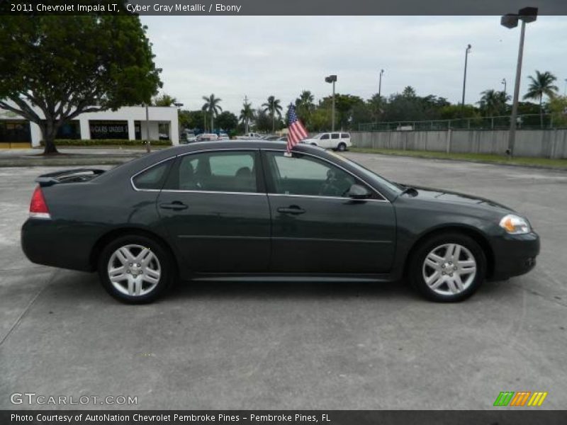 Cyber Gray Metallic / Ebony 2011 Chevrolet Impala LT