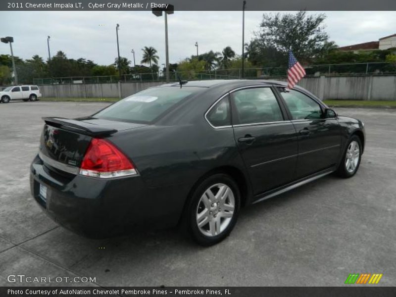 Cyber Gray Metallic / Ebony 2011 Chevrolet Impala LT